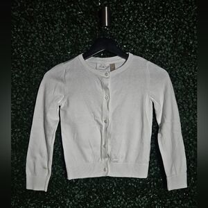 Place White Kids Cardigan Sweater